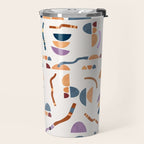 Modern simple shapes C Travel Mug Gallery Image 2