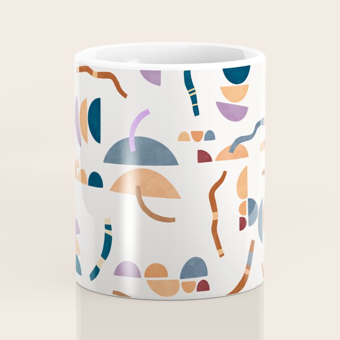Modern simple shapes C Coffee Mug Gallery Image 4