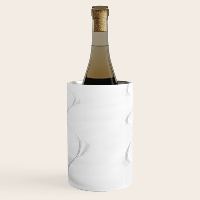 Backcountry Skier // Fresh Powder Snow Mountain Ski Landscape Black and White Photography Vibes Wine Chiller Gallery Image 3