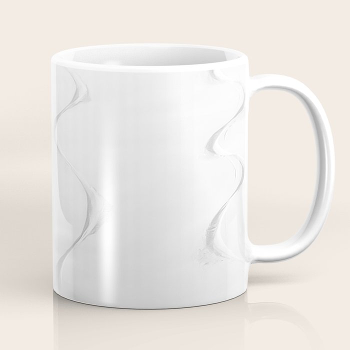 Backcountry Skier // Fresh Powder Snow Mountain Ski Landscape Black and White Photography Vibes Coffee Mug Gallery Image 1