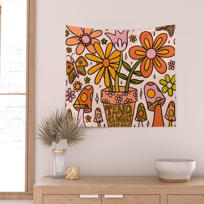 Tend to What You Love Wall Tapestry Gallery Image 2