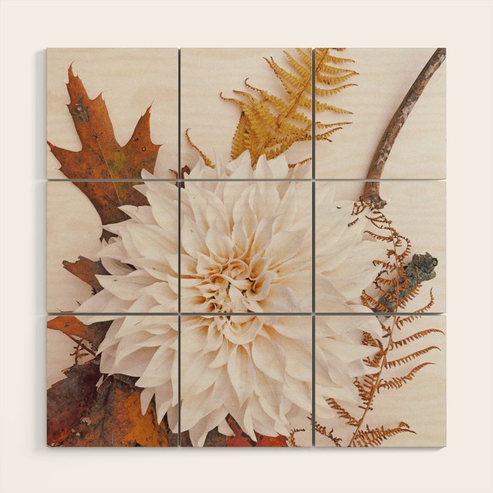 Autumn Mood #3 - Modern Botanical Photograph Wood Wall Art Gallery Image 1