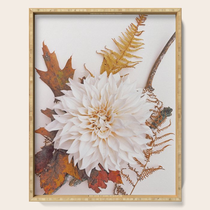 Autumn Mood #3 - Modern Botanical Photograph Serving Tray Gallery Image 1