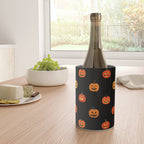 Halloween jack o lantern pumpkin art pattern Wine Chiller Gallery Image 4