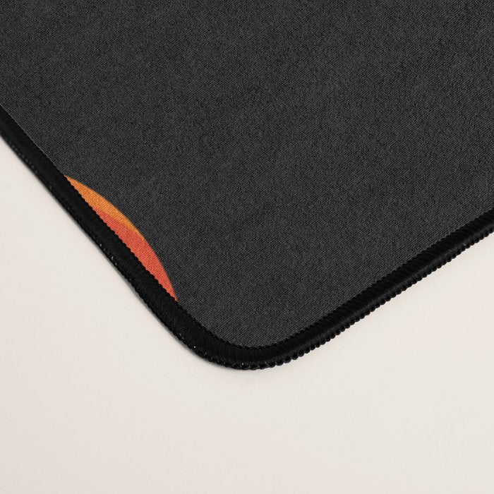 Halloween jack o lantern pumpkin art pattern Desk Mat Gallery Image 4