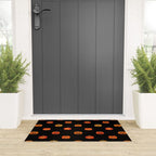 Halloween jack o lantern pumpkin art pattern Welcome Mat Gallery Image 3
