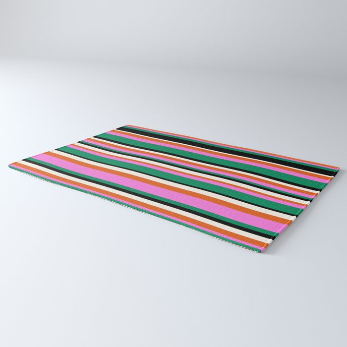 Classic Stripes XIV - Bold Retro Rug Gallery Image 3