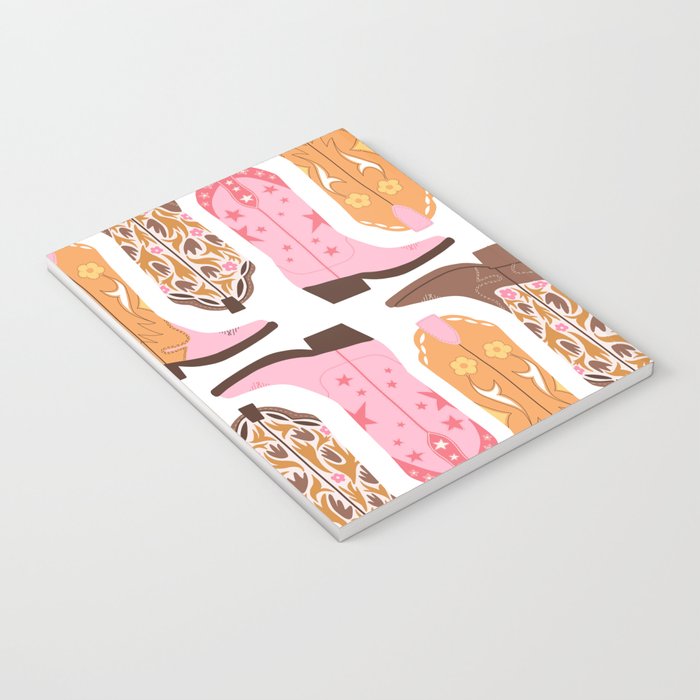 Pink Cowboy Boots  Notebook Gallery Image 3