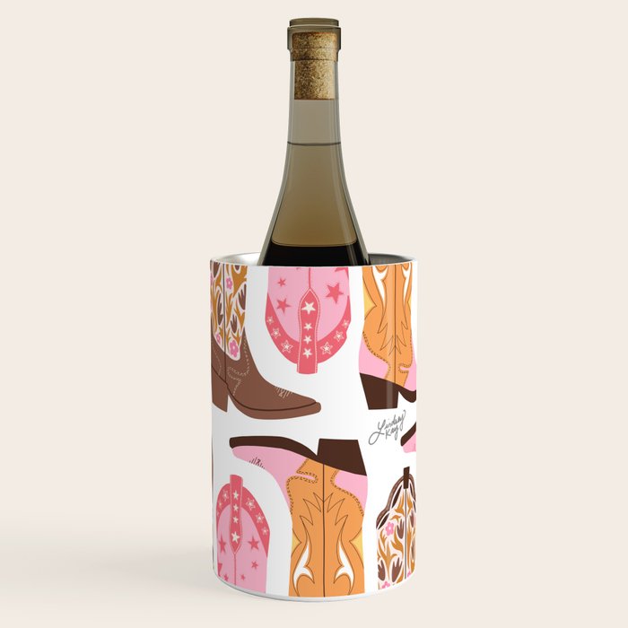 Pink Cowboy Boots  Wine Chiller Gallery Image 3