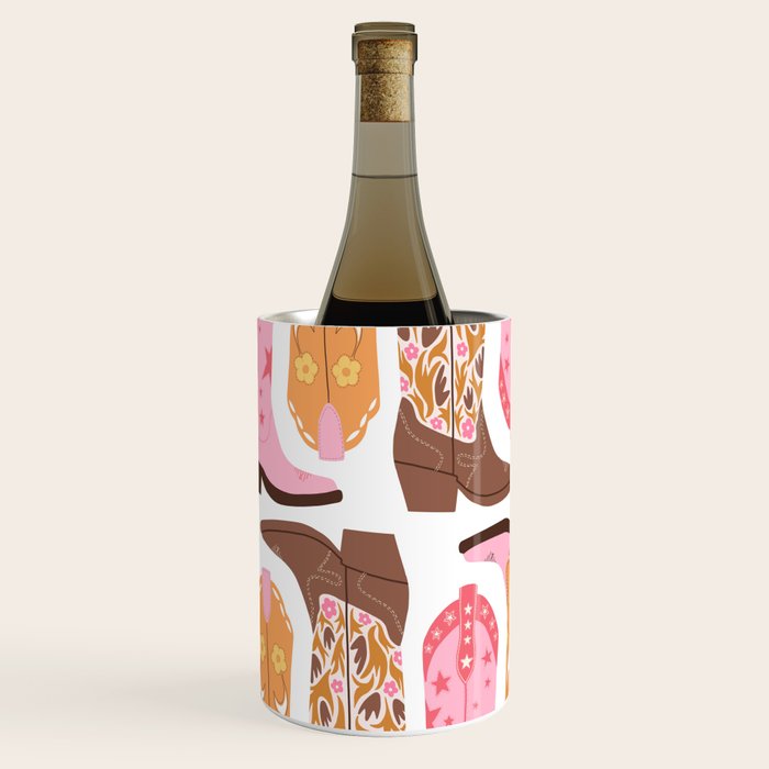 Pink Cowboy Boots  Wine Chiller Gallery Image 1
