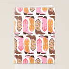 Pink Cowboy Boots  Stationery Card Gallery Image 2
