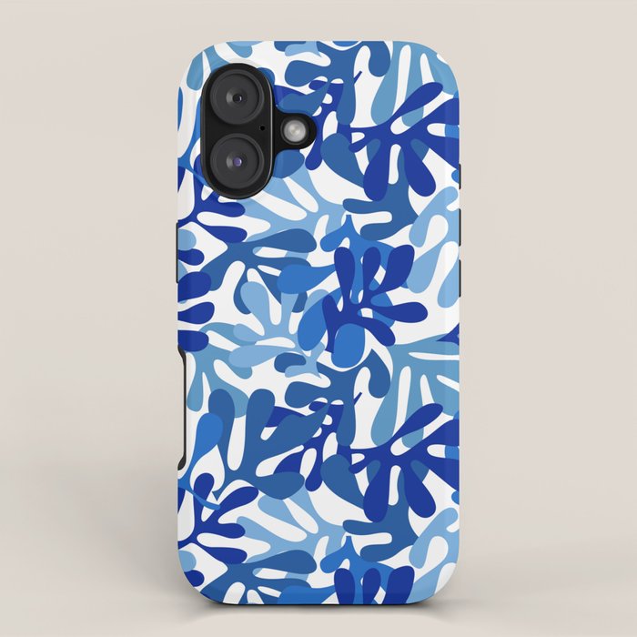 Abstract organic plant leaf shape pattern iPhone Case Gallery Image 1