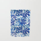 Abstract organic plant leaf shape pattern Wall Hanging Gallery Image 1