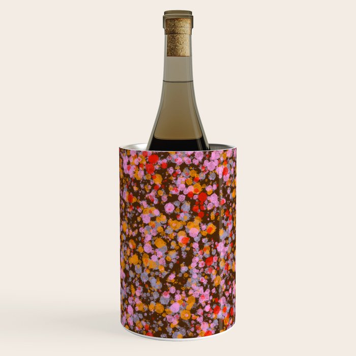 Peachy splashed pattern  Wine Chiller Gallery Image 2