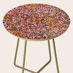 Peachy splashed pattern  Side Table Gallery Image 2