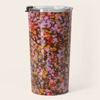 Peachy splashed pattern  Travel Mug Gallery Image 3