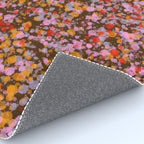 Peachy splashed pattern  Rug Gallery Image 4