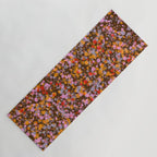 Peachy splashed pattern  Yoga Mat Gallery Image 1