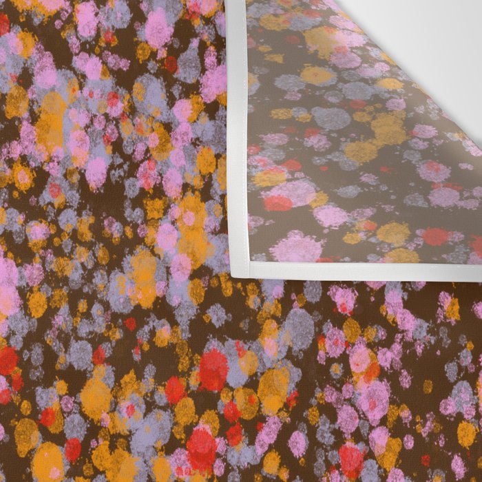 Peachy splashed pattern  Wall Tapestry Gallery Image 3