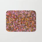 Peachy splashed pattern  Bath Mat Gallery Image 1