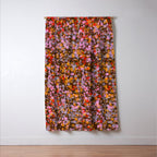 Peachy splashed pattern  Window Curtain Gallery Image 3
