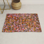 Peachy splashed pattern  Rug Gallery Image 1