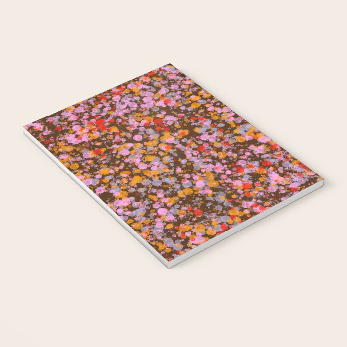 Peachy splashed pattern  Notebook Gallery Image 3