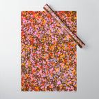 Peachy splashed pattern  Wrapping Paper Gallery Image 1