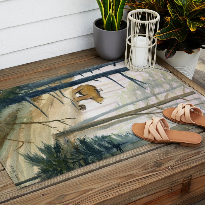 Bear Family 2 Outdoor Rug Gallery Image 2
