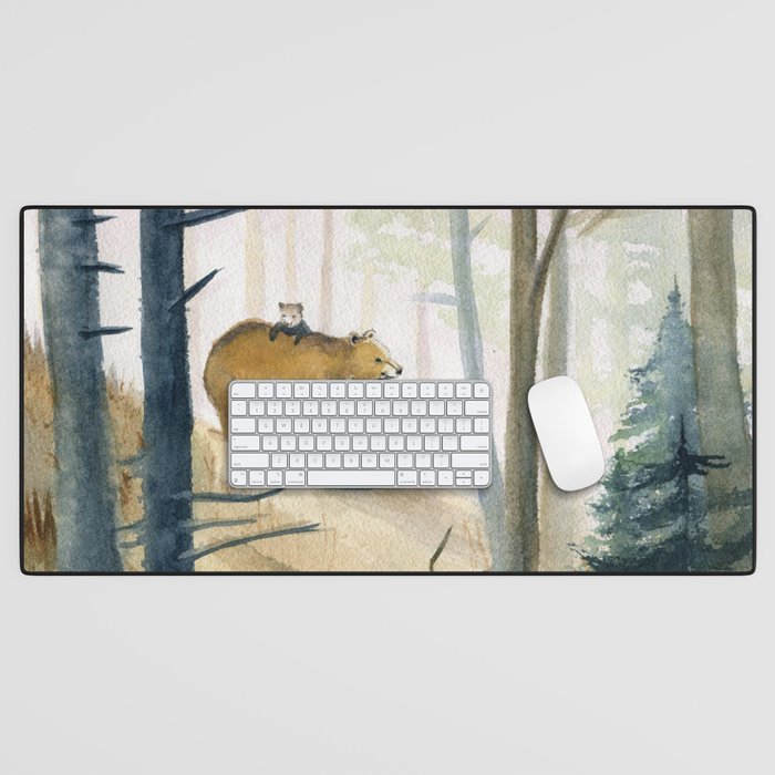 Bear Family 2 Desk Mat Gallery Image 1