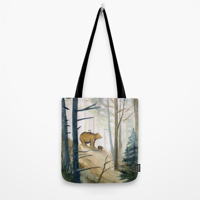 Bear Family 2 Tote Bag Gallery Image 2