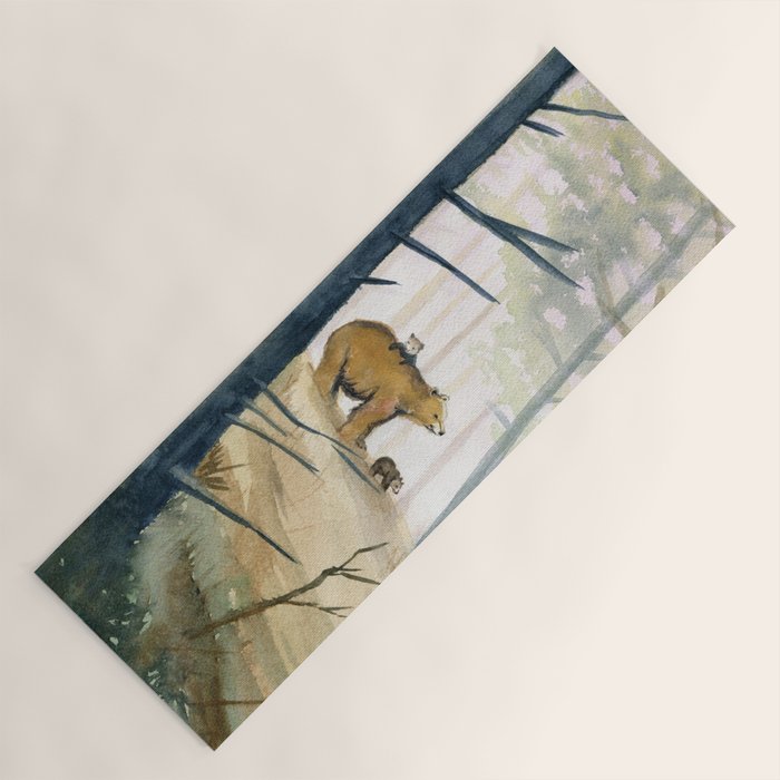 Bear Family 2 Yoga Mat Gallery Image 1