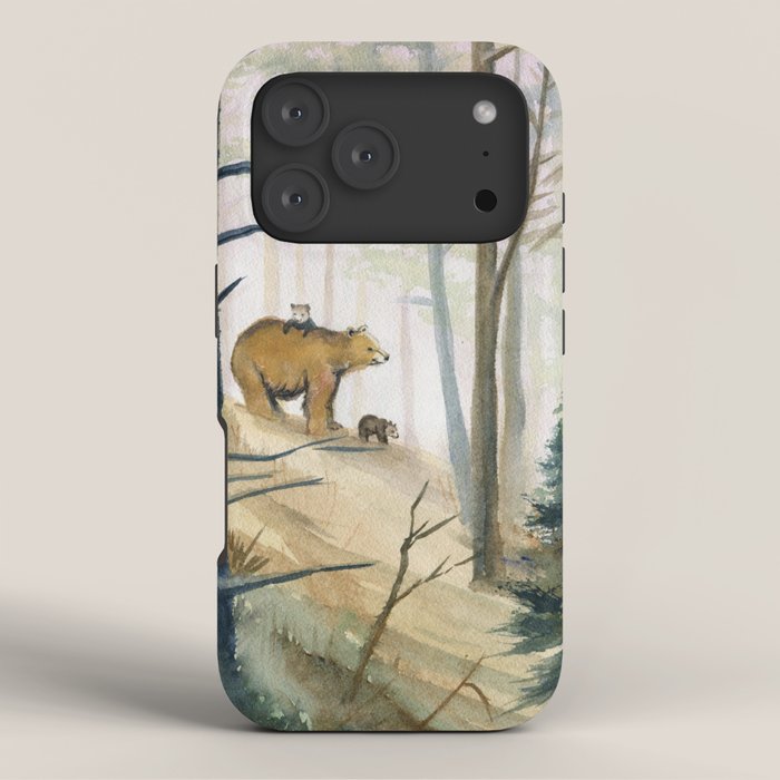 Bear Family 2 iPhone Case Gallery Image 3