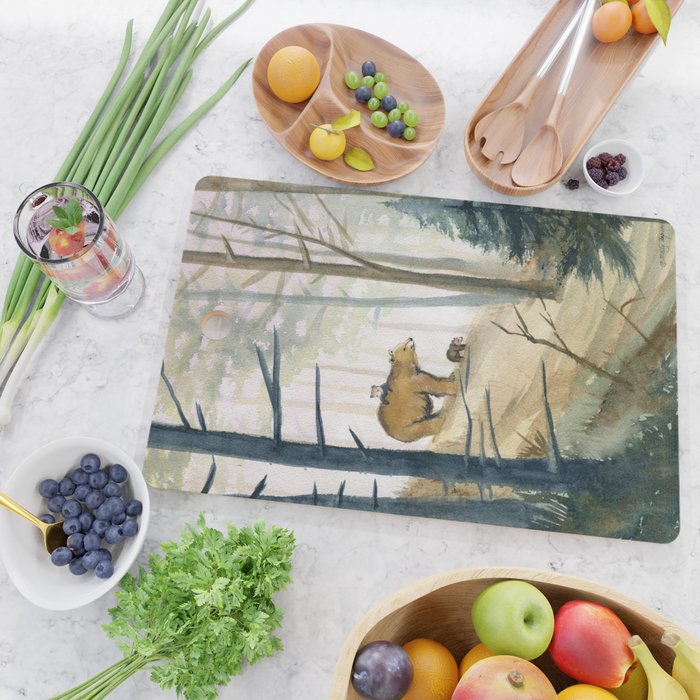 Bear Family 2 Cutting Board Gallery Image 2