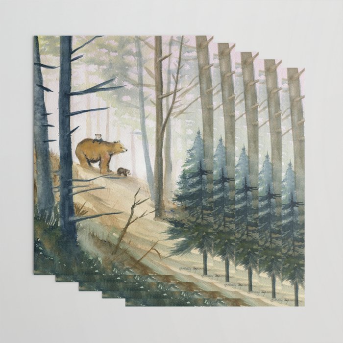 Bear Family 2 Wrapping Paper Gallery Image 3