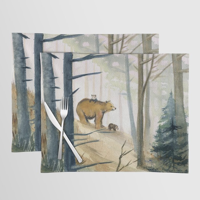 Bear Family 2 Placemat Gallery Image 1