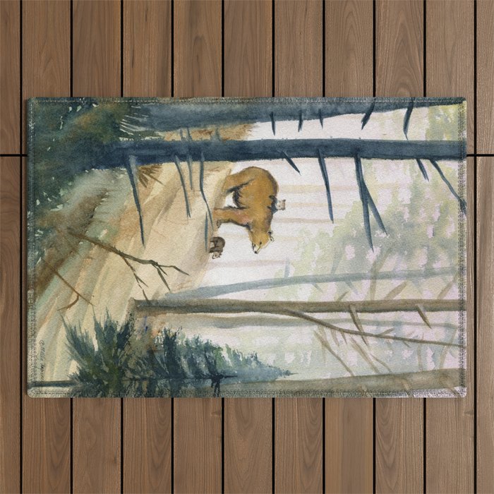 Bear Family 2 Outdoor Rug Gallery Image 1