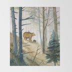 Bear Family 2 Throw Blanket Gallery Image 2