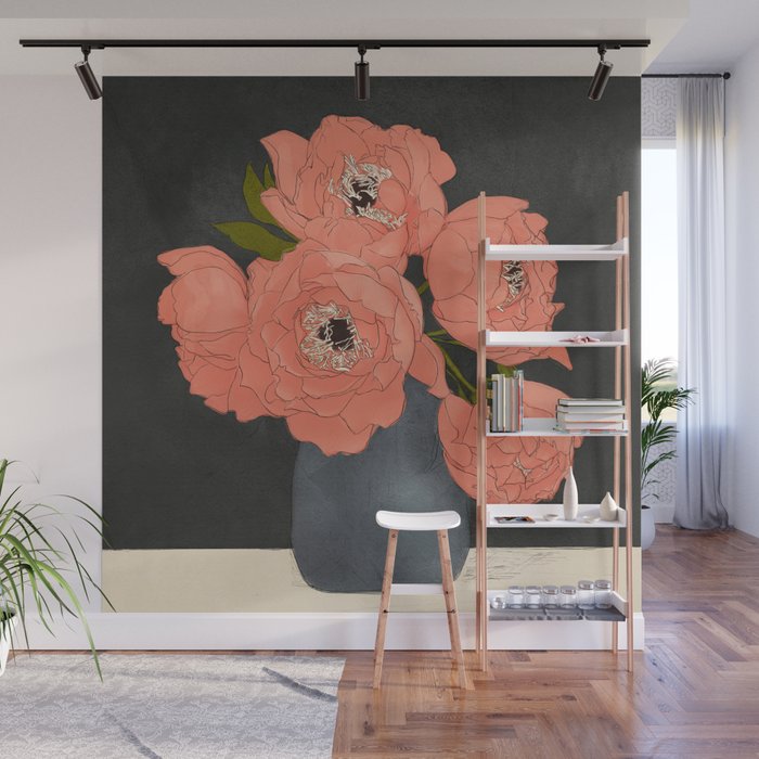 Bouquet Gift Red Wall Mural Gallery Image 1