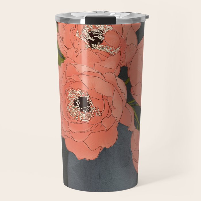 Bouquet Gift Red Travel Mug Gallery Image 1