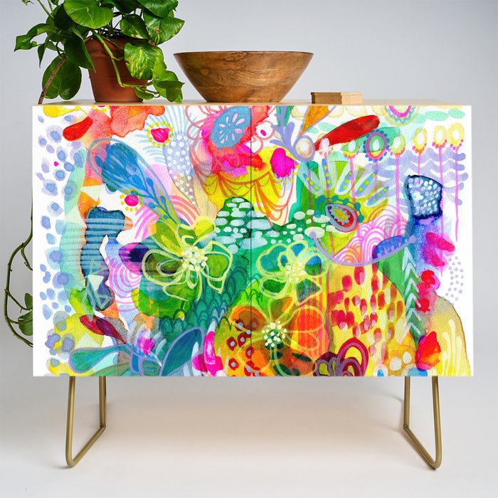 Painted Garden Credenza Gallery Image 1