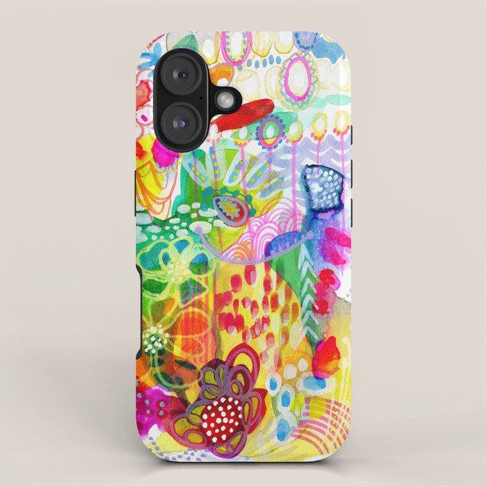Painted Garden iPhone Case Gallery Image 1