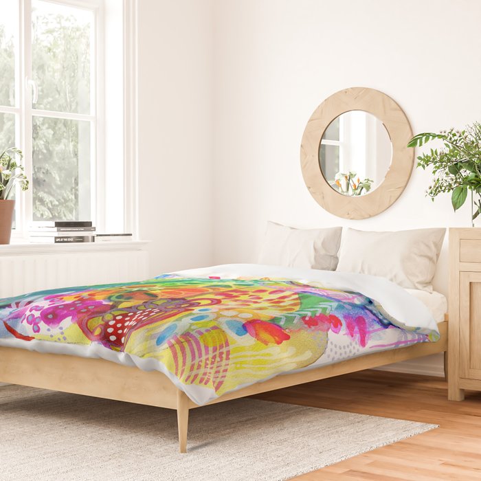 Painted Garden Duvet Cover Gallery Image 2