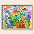 Painted Garden Serving Tray Gallery Image 1
