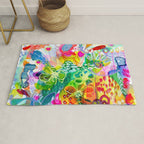 Painted Garden Rug Gallery Image 1