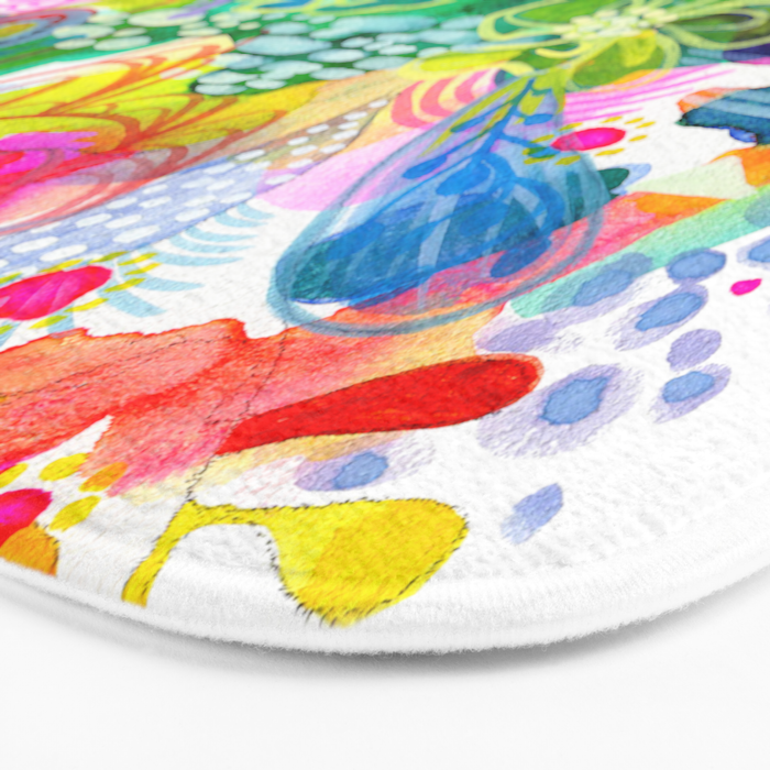 Painted Garden Bath Mat Gallery Image 3