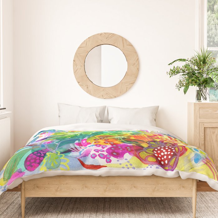 Painted Garden Duvet Cover Gallery Image 3