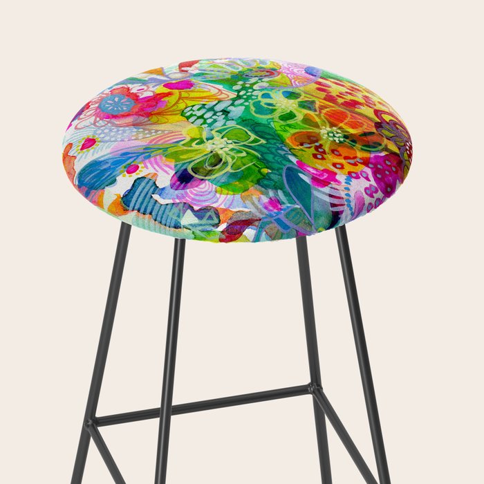 Painted Garden Stool Gallery Image 2