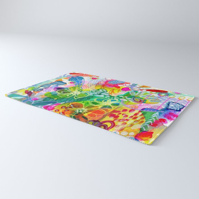 Painted Garden Rug Gallery Image 3