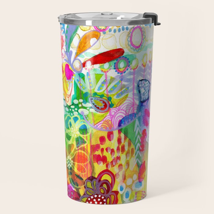 Painted Garden Travel Mug Gallery Image 2